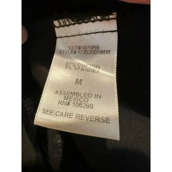 Studio Y Strapless Pleated Black‎ Top | Size M - Picture 4 of 6